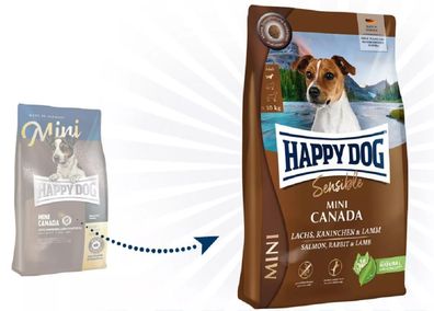 HAPPY DOG ¦ Sensible Mini Canada - 4kg ? Tockenfutter