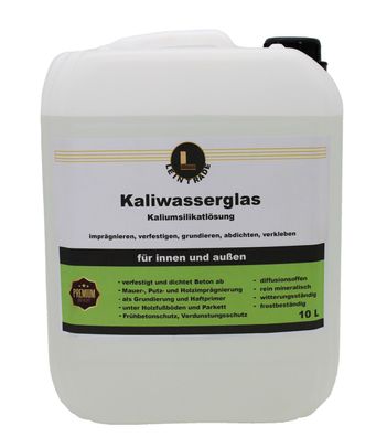 Kaliwasserglas Kaliumsilikat-Lösung Grundierung Imprägnierung (5 -100 L)
