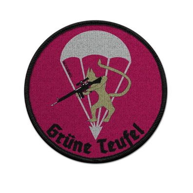 Patch Grüne Teufel Bordeaux Fallschirmjäger Bundeswehr Aufkleber G3 ZF #38921