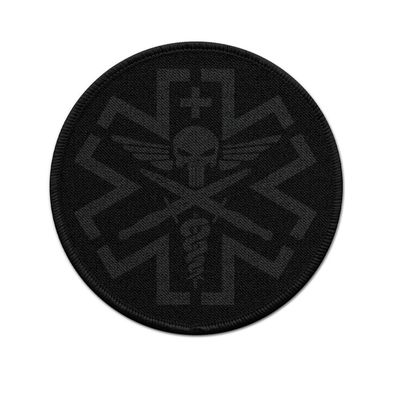 Patch Rund Combat Medic Night Tarn Paramedic Rettungssanitäter Militär #38695