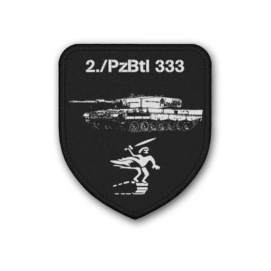 2PzBtl 333 Scheuen Celle Kettengeist Panzer Leopard 2A6 BW Patch #38560