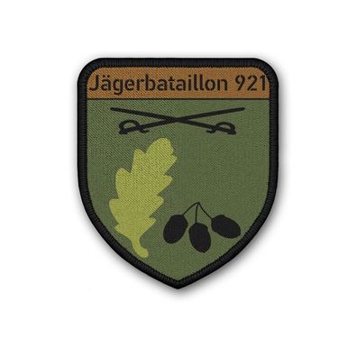 Patch Jägerbataillon 921 tarn BW Aufnäher camo Knüll-Kaserne Emblem Heer #39345