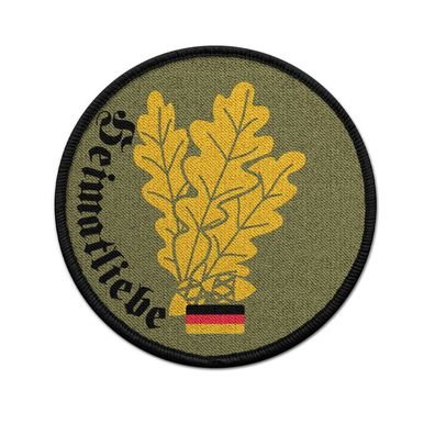 Patch Heimatliebe Bundeswehr Jägertruppe Eichenlaub Abzeichen Wappen #39164