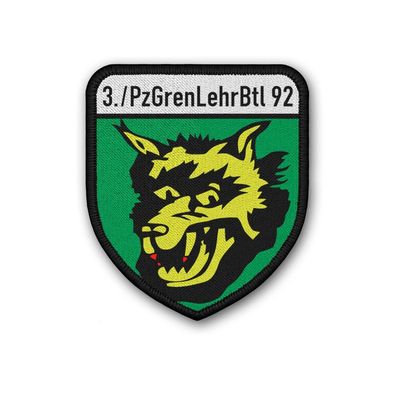 3 PzGrenLehrBtl 92 Kompanie Wappen Bundeswehr - Patch #39052