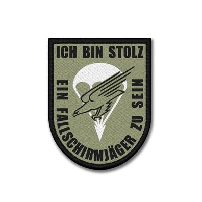 Patch Ich bin Stolz ein Fallschirmjäger zu sein BW Bundeswehr Falli #40322