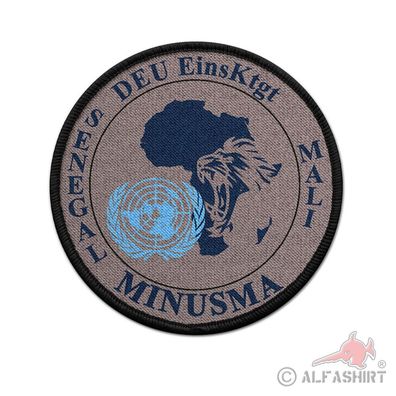 Patch Miniusma BW Mali Bundeswehr DEU EinsKtgt Auslands-Einsatz Aufnäher #39606