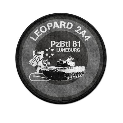 Patch Leopard 2 A4 4 PzBtl 81 Lüneburg Panzer Panzer Klett #41275