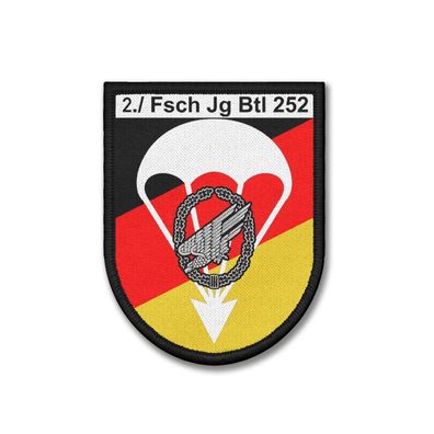 Patch 2 FschJgBtl 252 Eisberg Kaserne Abzeichen Fallschirmjägerkompanie #41264