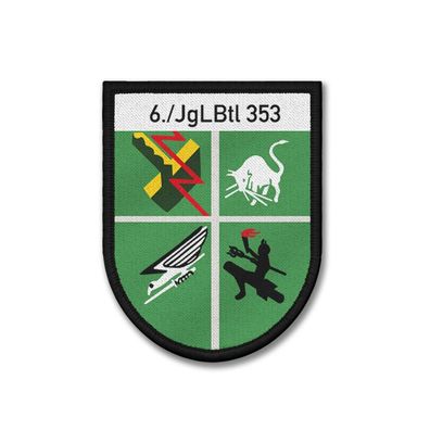 Patch 6 Kompanie JgLBtl 353 Jägerbataillon Jägertruppe Heer Lehrbataillon #43194