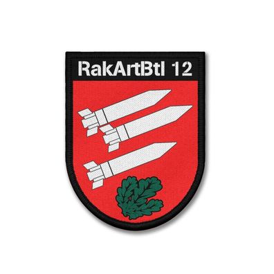 Patch RakArtBtl 12 Raketenartilleriebataillon Bundeswehr Raketen #41209