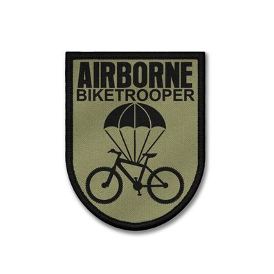 Patch Airborne Bike-Trooper Mountainbike Fahrrad e-Bike Fallschirmjäger #41382
