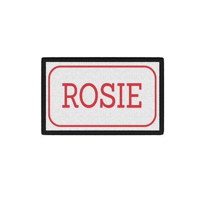 Patch Rosie Sinnbild Frauen feministisch Symbol Namensschild US Amerika #38499