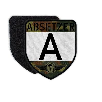 Patch Absetzer Bundeswehr Fallschirmspringer Rundkappe Ausbilder #36595