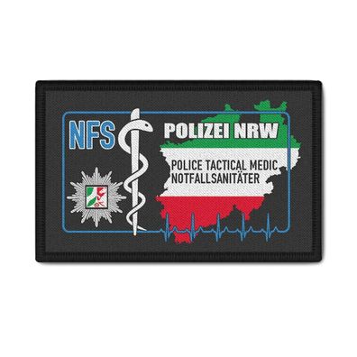 NFS NRW Polizei Abzeichen Notfallsanitäter Ausbildung Einsatz Uniform #38295