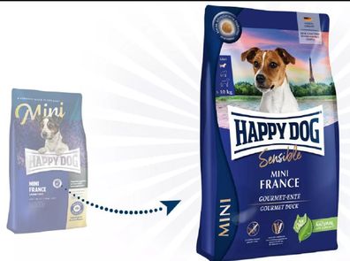 HAPPY DOG ¦ Sensible Mini France - 4 kg ? Trockenfutter