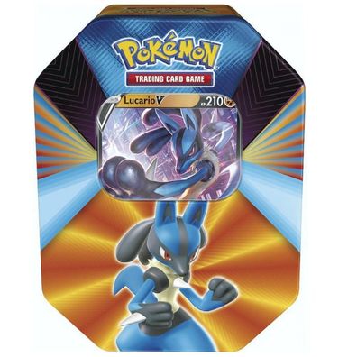 Kräfte Tin Box 89 | Lucario-V | Pokemon | Sammel-Karten deutsch