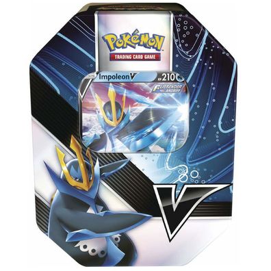 Kämpfer Tin Box | Impoleon-V | Pokemon | Sammel-Karten deutsch