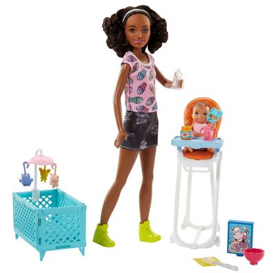 Skipper Spiel-Set | Barbie | Babysitter Puppe mit Zubehör | Mattel