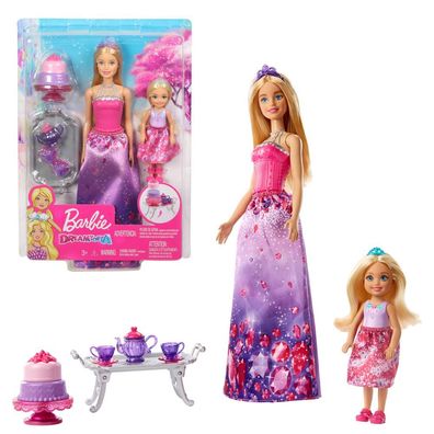 Tee Party Spiel-Set | Barbie Dreamtopia | Puppe mit Chelsea | Mattel
