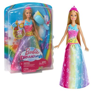 Magisches Haarspiel Puppe | Barbie | Regenbogen Prinzessin | Mattel