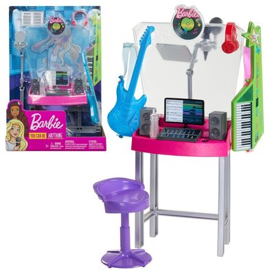 Barbie Tonstudio | Mattel | Möbel Spiel-Set | Einrichtung Haus