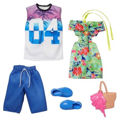 Sommer Style | Garderoben Set | Barbie & Ken Puppen-Kleidung | Mattel