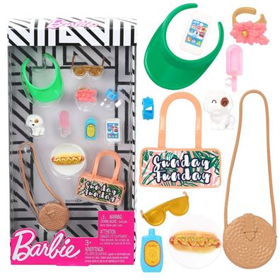 Strand Feeling | Accessoires Set | Zubehör für Barbie Puppe | Mattel