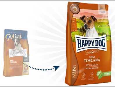 HAPPY DOG ¦ Sensible Mini Toscana - 4kg ? Trockenfutter