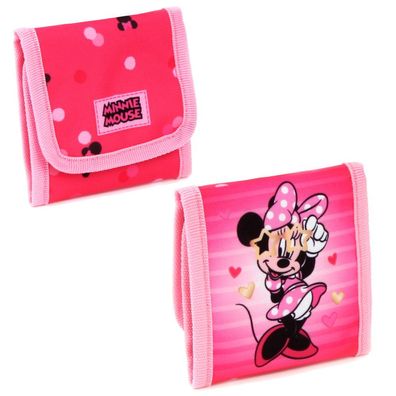 Kinder Geldbörse Maus | Minnie Mouse | 10 x 10 cm | Etui Portemonnaie