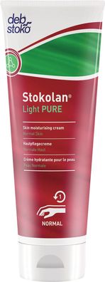 Hautpflegecreme Stokolan® Light PURE 100 ml duft-/ farbstofffrei Tube