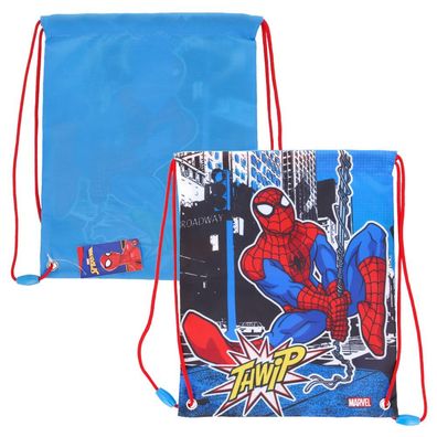 Sportbeutel 24x30cm | Marvel Spiderman | Turnbeutel | Schwimm-Tasche