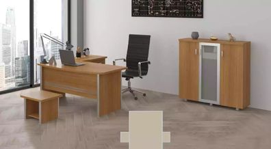 Komplettes Büromöbel Set Aktenschränke Eckschreibetisch Designer Möbel 3tlg