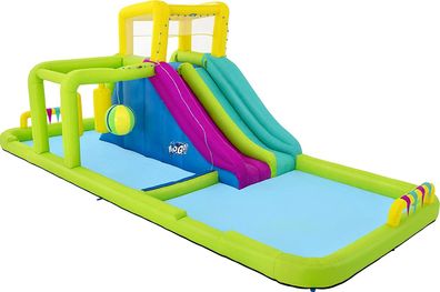 Bestway H2OGO! Mega-Wasserpark mit Dauergebläse Splash Course 710 x 310 x 265 cm