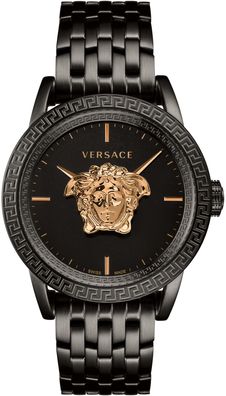 Versace VERD00518 Palazzo Empire roségold schwarz Edelstahl Herren Uhr NEU