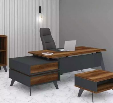 Büromöbel Schreibttisch Chef Möbel Computertisch Office Einrichtung Tisch