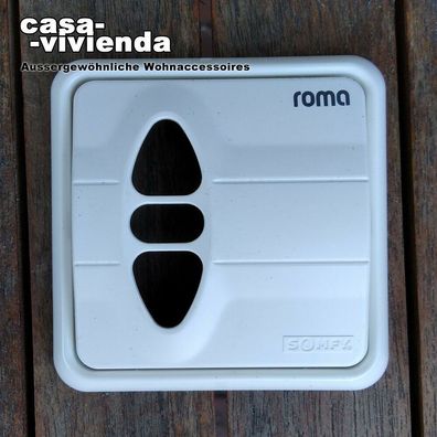 Original-Abdeckung - für Somfy® Rollladenschalter Inis Uno "ROMA" mit 1-fach Rah