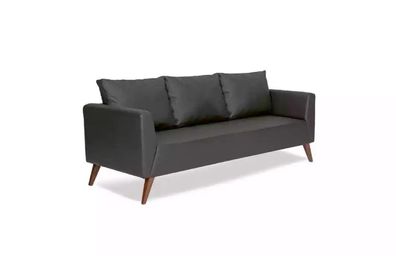 Designer Sofa Schwarze Couch Büromöbel Luxus Arbeitszimmermöbel Neu