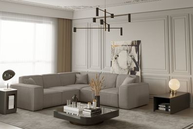 Ecksofa Eckcouch Corner 246cm PULA stoff Scala