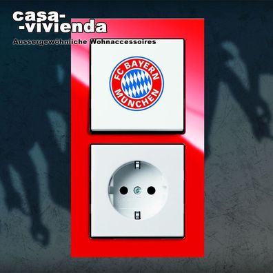 Bundesliga Fanschalter "FC Bayern München Schalterset 2" original BUSCH JAEGER®