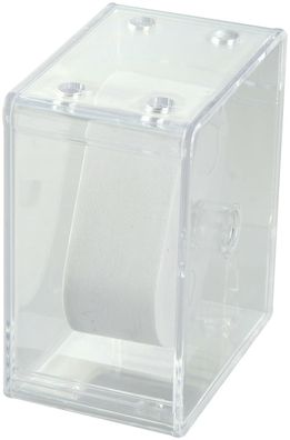 Uhrenbox für eine Uhr (ohne Deko), Maße : 5,7 x 9,8 x 8,4 cm