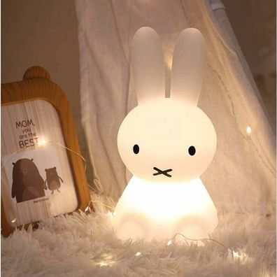 LED-Nachtlicht, leuchtendes Spielzeug für Kinder, Dekoration, Silikon-Kaninchen, bunt