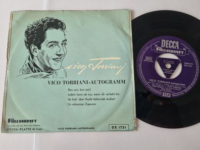 Vico Torriani - Autogramm/ Bon soir, bon soir! 7'' Vinyl Germany