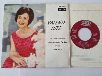 Caterina Valente - Valente Hits/ Ein Seemannsherz 7'' Vinyl EP Germany
