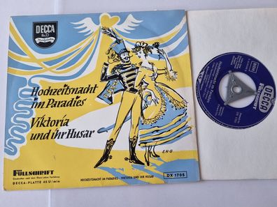 Gitta Lind/ Vico Torriani u.a. - Hochzeitsnacht im Paradies 7'' Vinyl Germany