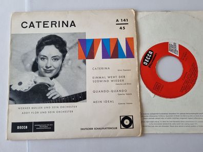 Caterina Valente/ Silvio Francesco - Quando Quando 7'' Vinyl EP Germany