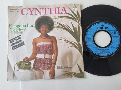 Cynthia - Klingel schon, Telefon! 7'' Vinyl/ CV Lipps Inc. - Funkytown