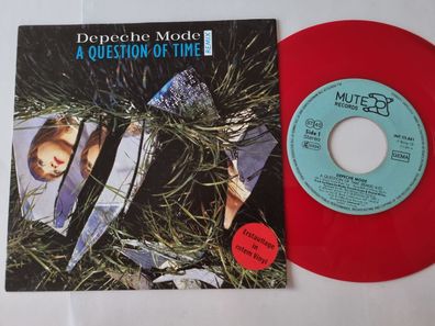 Depeche Mode - A question of time 7'' Vinyl Germany RED VINYL