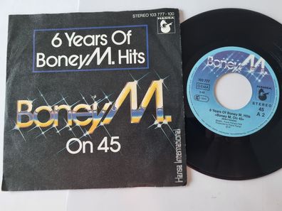 Boney M. - 6 years of Boney M. Hits - on 45 7'' Vinyl POST Christmas COVER