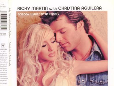 Maxi CD Ricky Martin & Christina Aguilera / Nobody wants to be Lonely