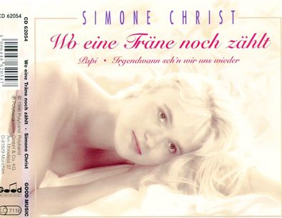 Maxi CD Simone Christ / Wo eine Träne noch zählt